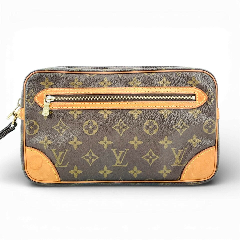 【中古】LOUIS VUITTON モノグラム マルリードラゴンヌ GM M51825 ユニセックス クラッチバッグ
