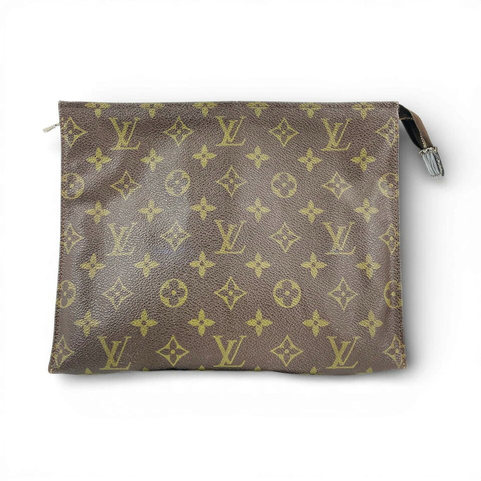 【中古】LOUIS VUITTON モノグラム ポッシュ・トワレ 25 M47542 ユニセックス クラッチバッグ