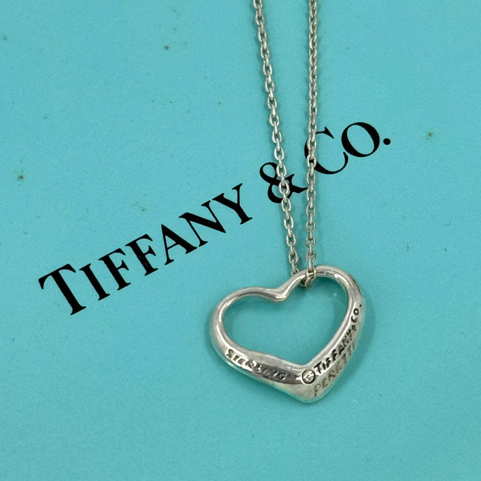 樂天商城 - 【中古】TIFFANY ネックレス オープンハート SV925