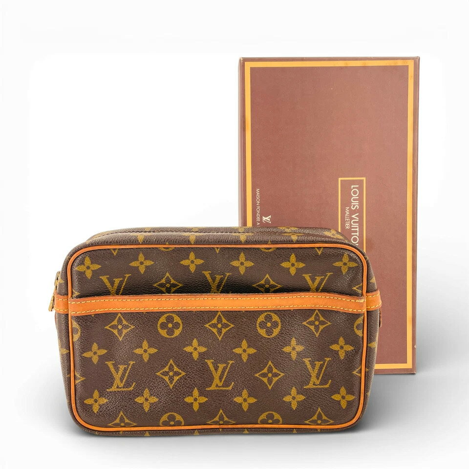 【中古】LOUIS VUITTON モノグラム コンピエーニュ 23 M51847 ユニセックス クラッチバッグ