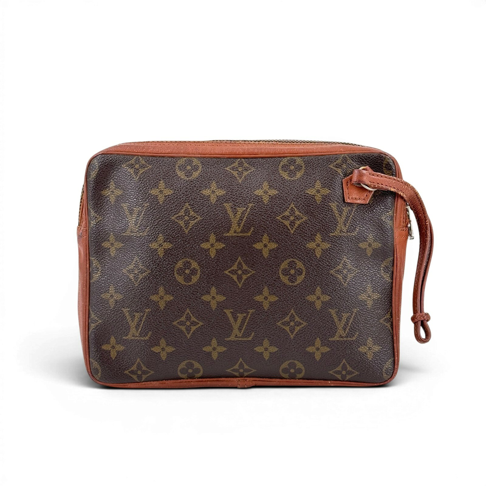 【中古】LOUIS VUITTON サックスポーツ セカンドバッグ モノグラムキャンバス 旧型 クラッチバッグ