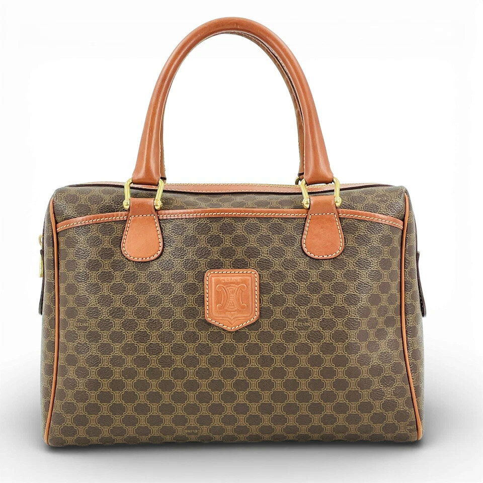 16日まで再値下　美品　セリーヌ　CELINE マカダム　ボストンバッグ　旅行 CELINE（セリーヌ） ボストンバッグ 旅行バッグ トラベル マカダム PVC