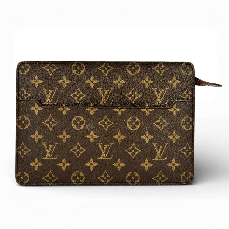 【中古】LOUIS VUITTON モノグラム ポシェットオム M51795 クラッチバッグ