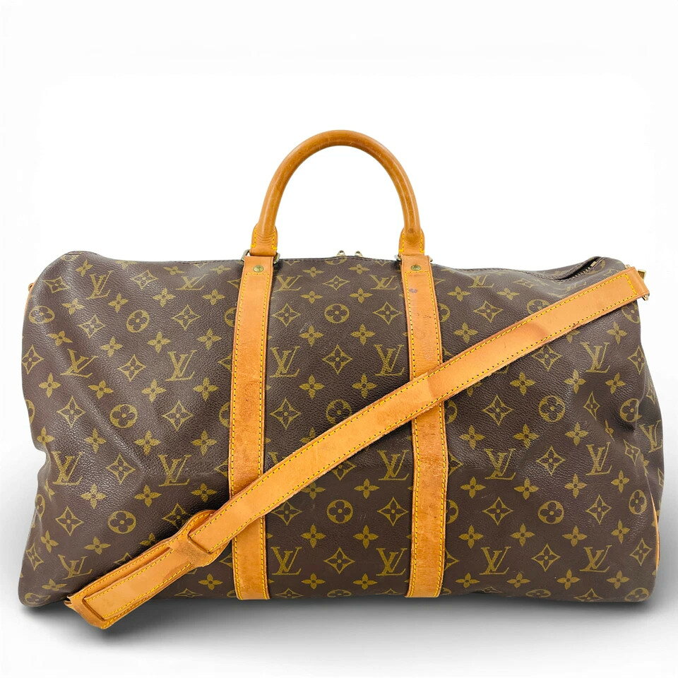 LOUIS VUITTON - 【中古】LOUIS VUITTON モノグラム キーポル バンドリエール 50 M41416 トラベルバッグ