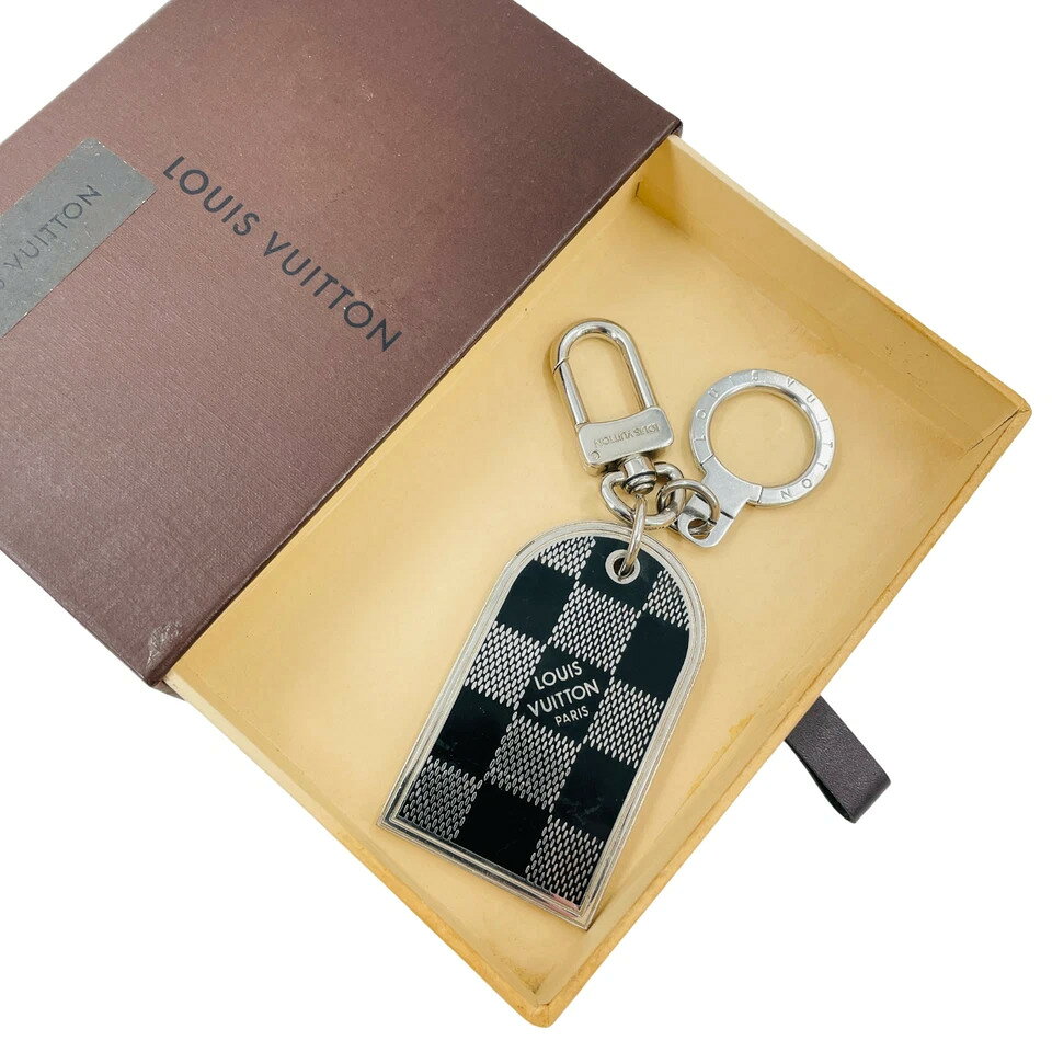 Rakuten - 【中古】LOUIS VUITTON ダミエ ポルトクレ ポルト アドレス M65770 バッグチャーム
