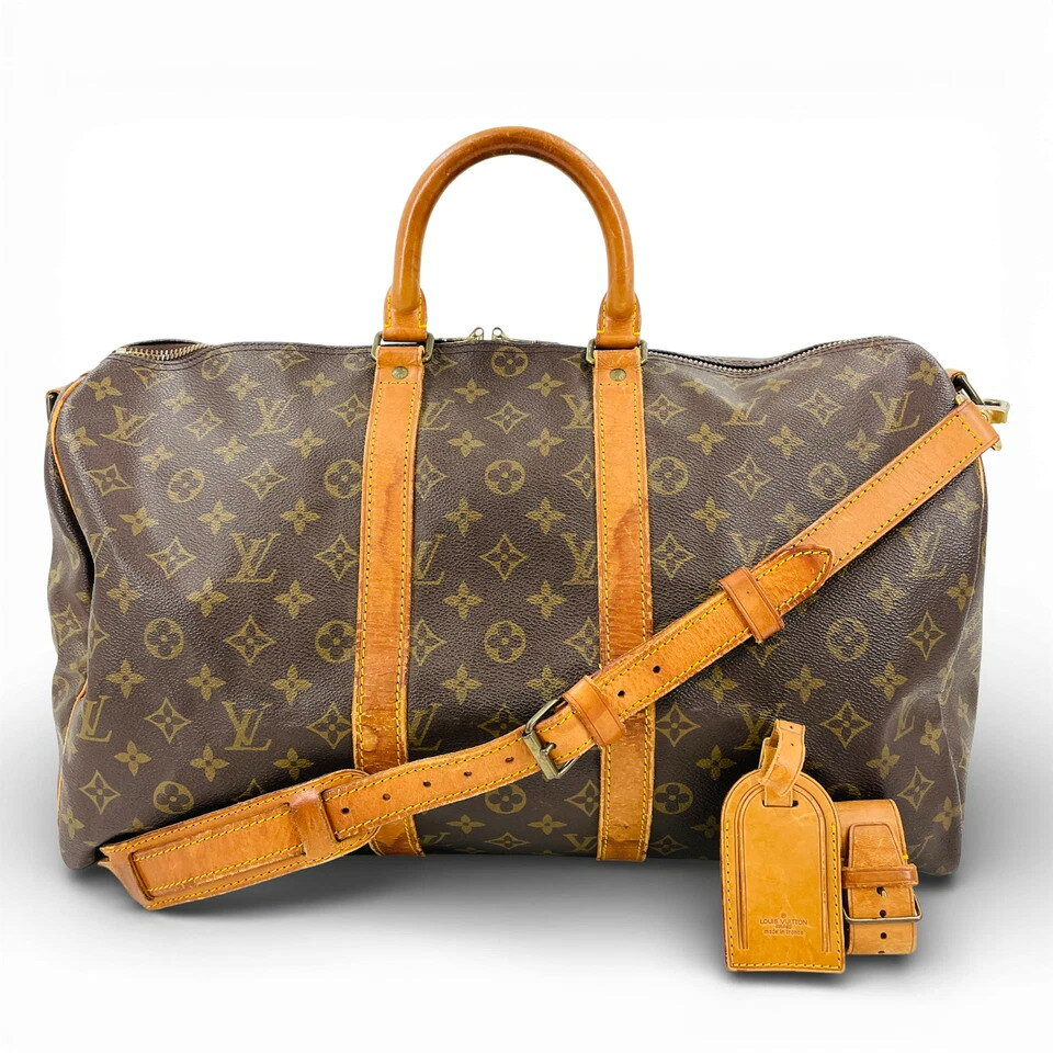 LOUIS VUITTON - 【中古】LOUIS VUITTON モノグラム キーポル バンドリエール 45 M41418 トラベルバッグ