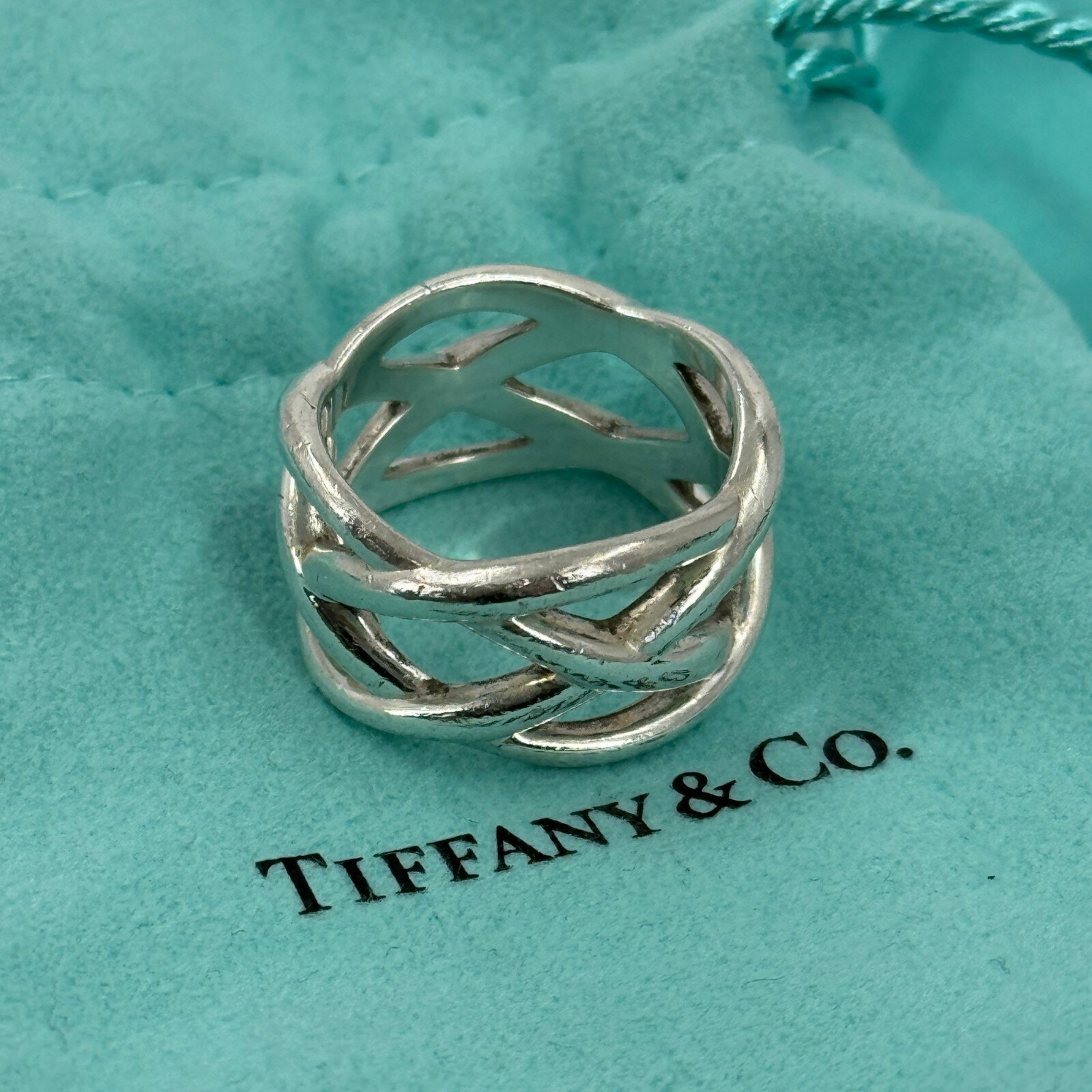 乐天商城 - 【中古】TIFFANY リング ケルティックノット SV925 日本サイズ 14号
