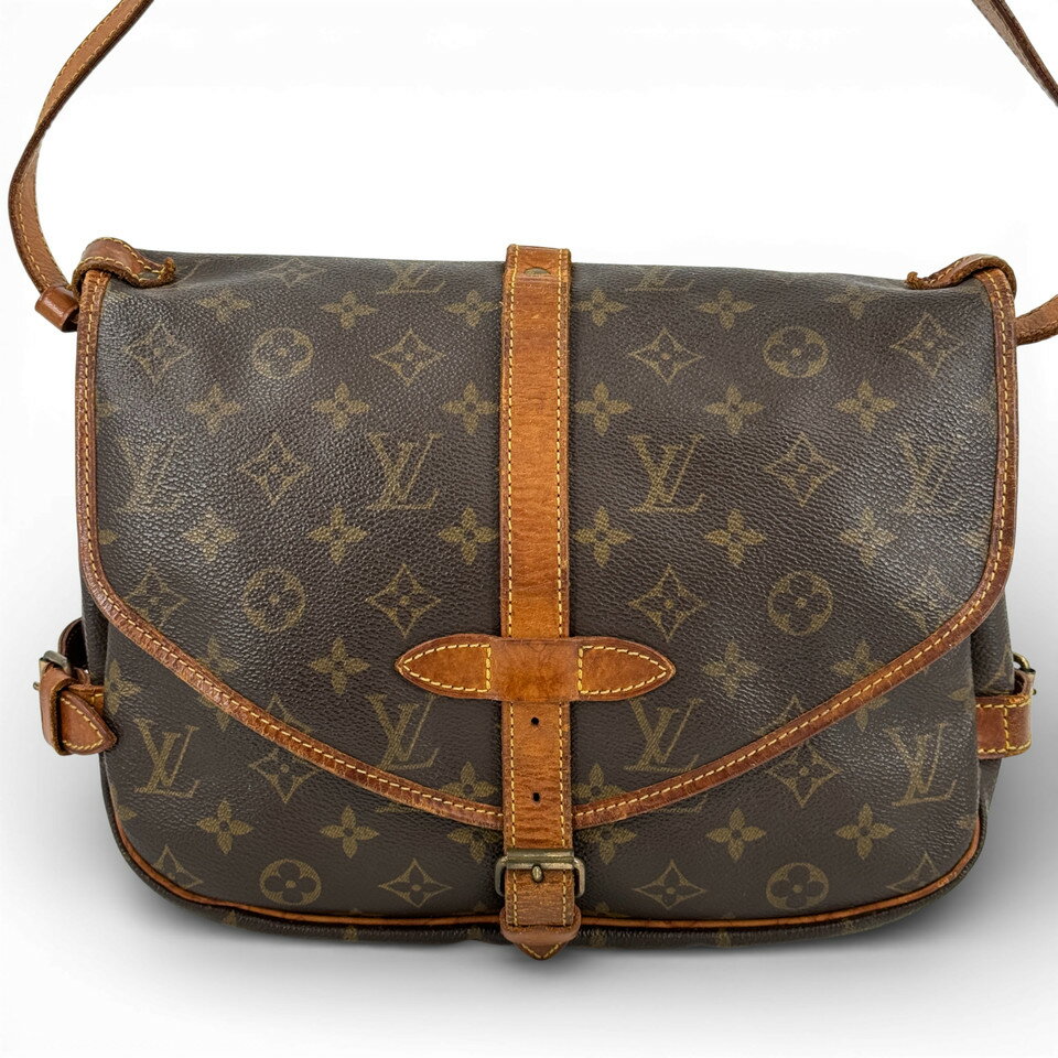 Rakuten - 【中古】LOUIS VUITTON モノグラム ソミュール30 M42256 ショルダーバッグ