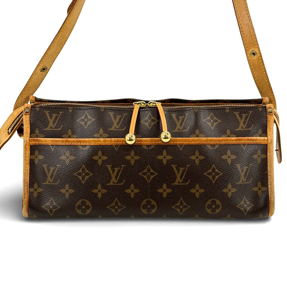 乐天商城 - 【中古】LOUIS VUITTON モノグラム ポパンクール ロング M40008 ショルダー