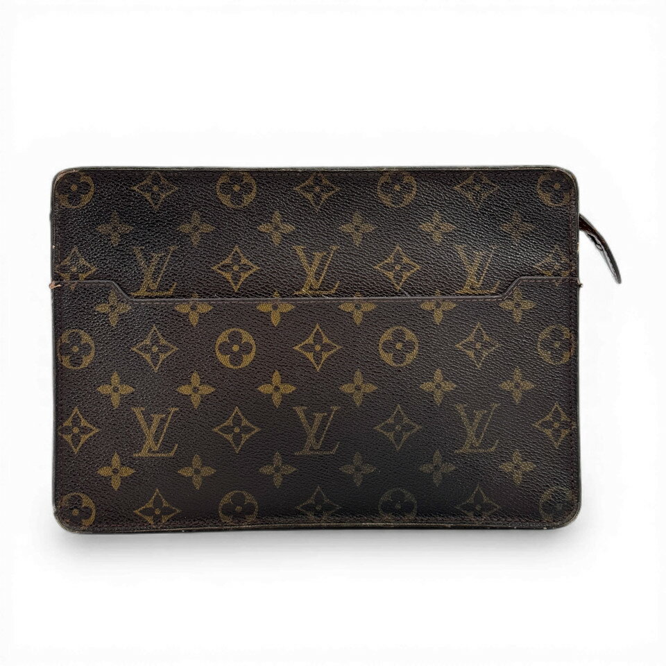 【中古】LOUIS VUITTON モノグラム ポシェットオム M51795 クラッチ