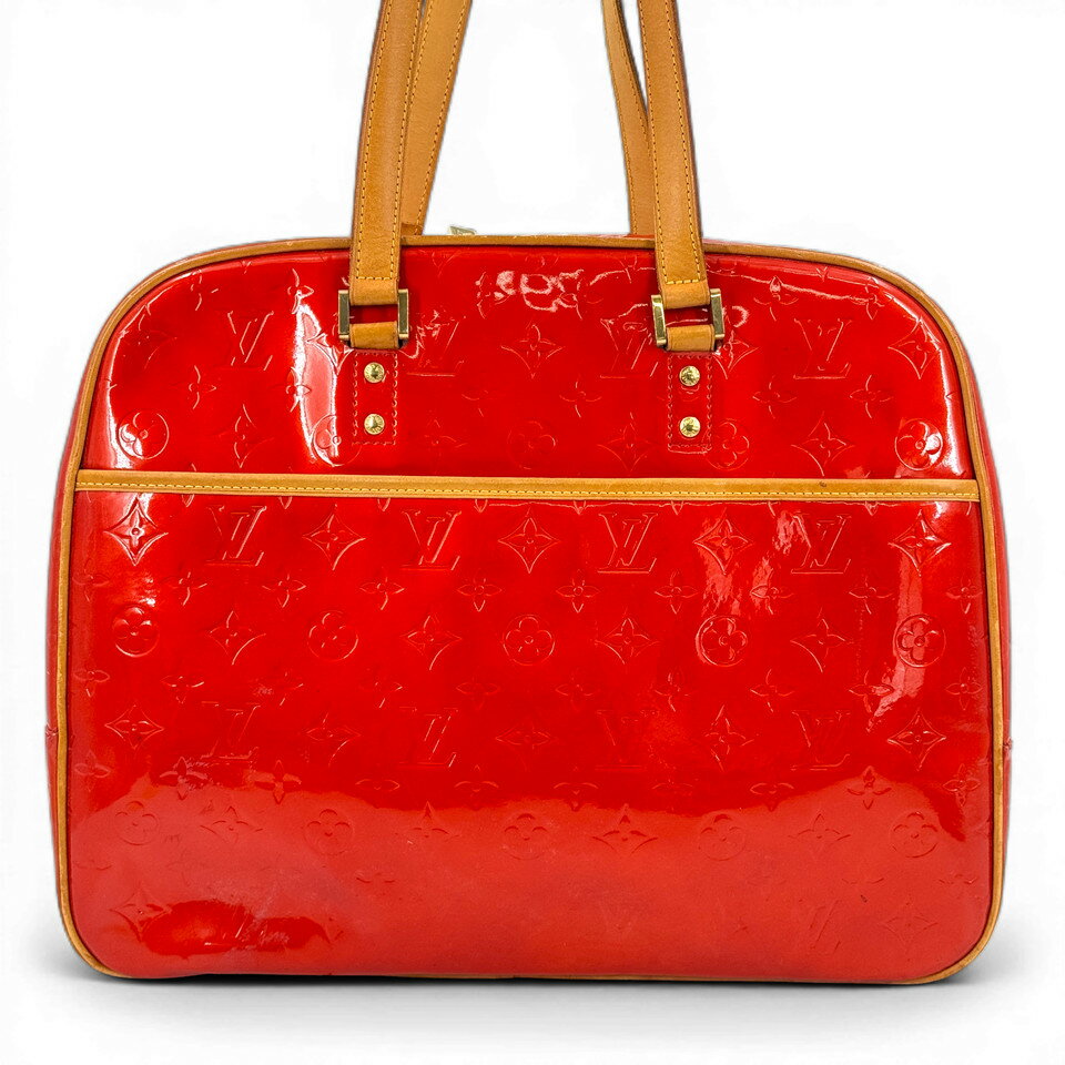 Rakuten - 【中古】LOUIS VUITTON モノグラム ヴェルニ レッド サットンM91080 ショルダー