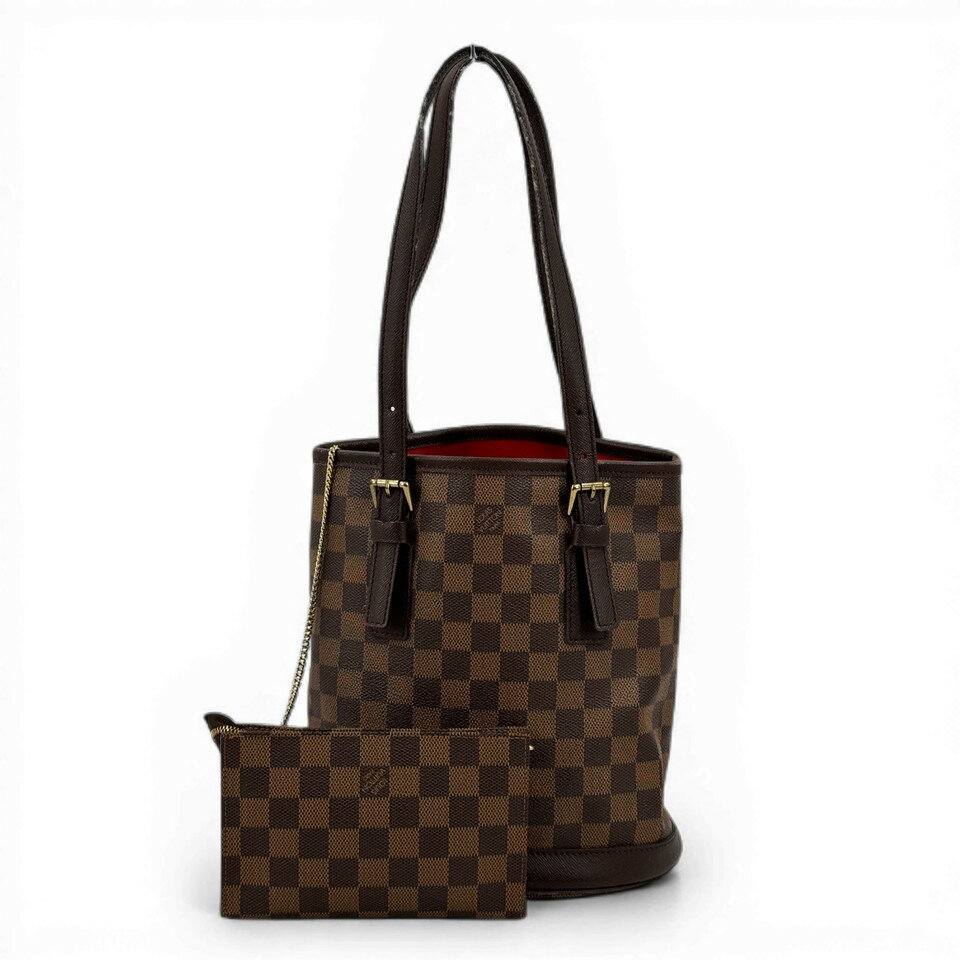 Rakuten - 【中古】LOUIS VUITTON ダミエ エベヌ マレPM N42240 ショルダー