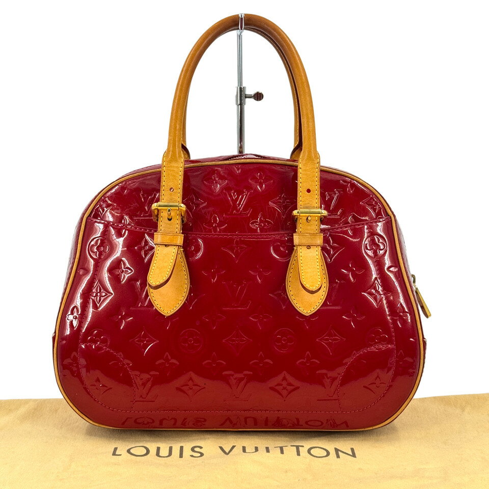乐天商城 - 【中古】LOUIS VUITTON モノグラム ヴェルニ レッド サミットドライブ M93513 ハンドバッグ
