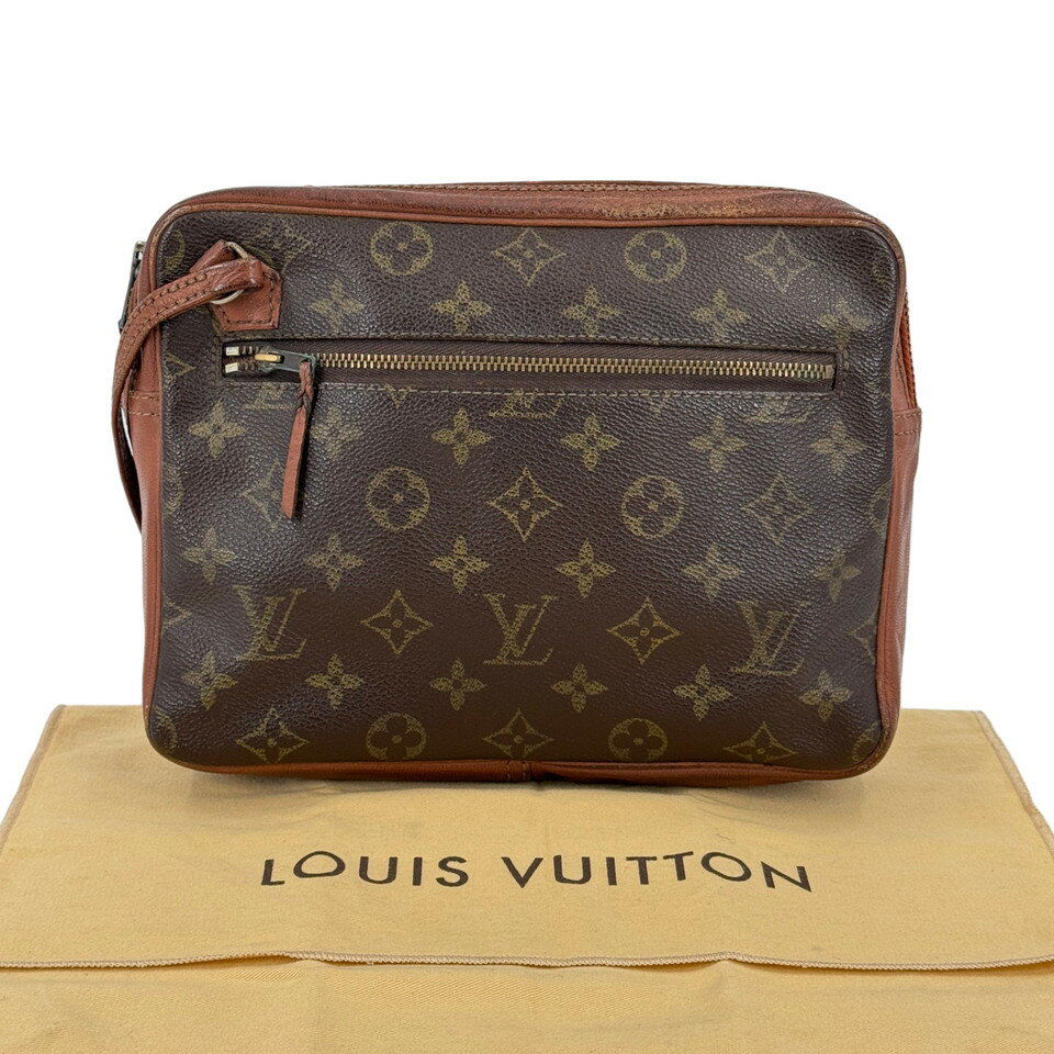 【中古】LOUIS VUITTON モノグラム ヴィンテージ サックスポーツ クラッチ