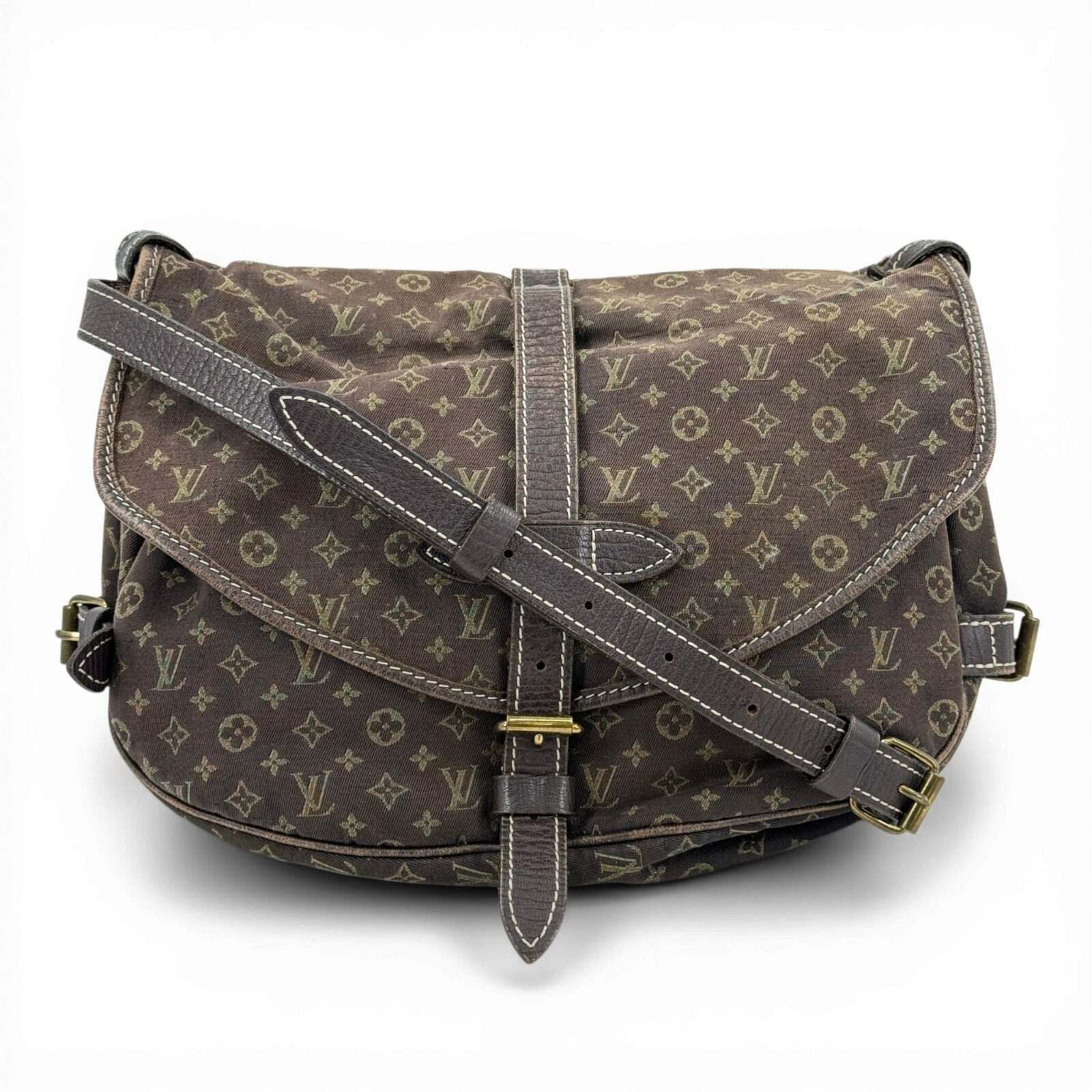 Rakuten - 【中古】LOUIS VUITTON モノグラム ミニラン ソミュール30 M95227 ショルダーバッグ