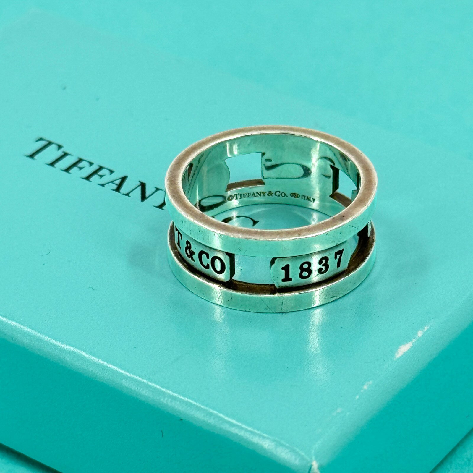 Rakuten - 【中古】TIFFANY 1837 エレメント リング SV925