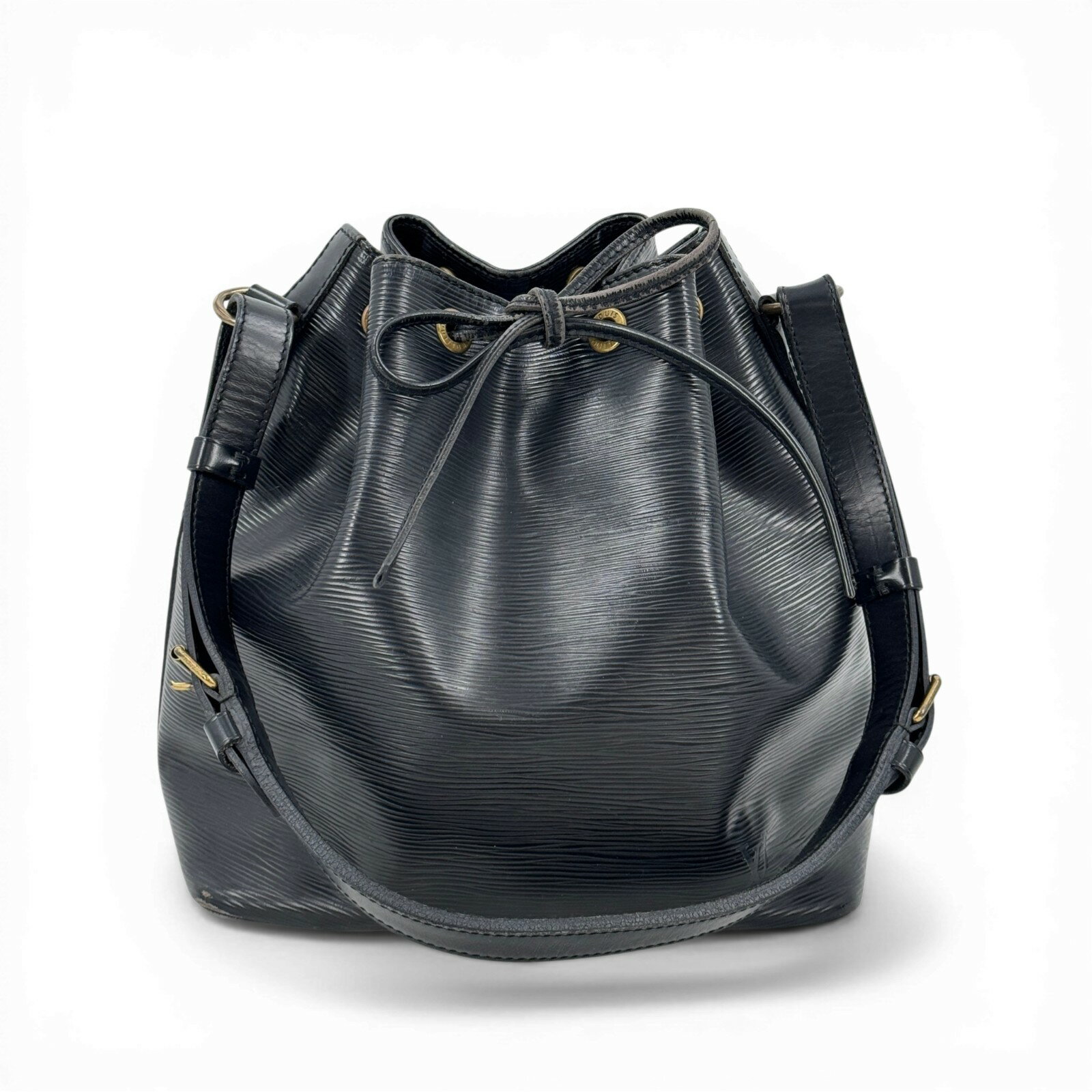 Rakuten - 【中古】LOUIS VUITTON エピ・ノワール プチ・ノエ M59012 巾着 ショルダーバッグ