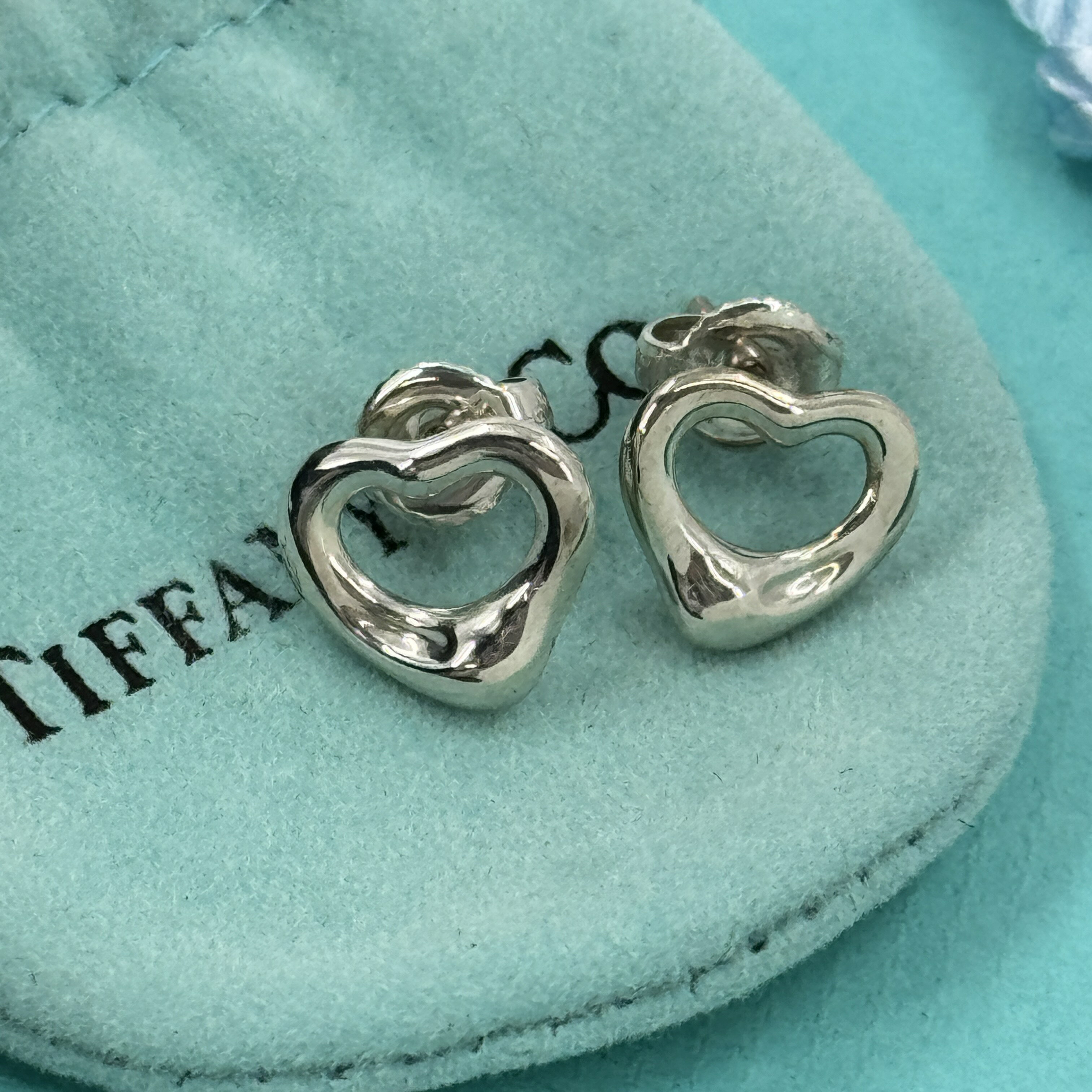 Rakuten - 【中古】TIFFANY オープンハート ピアス SV925