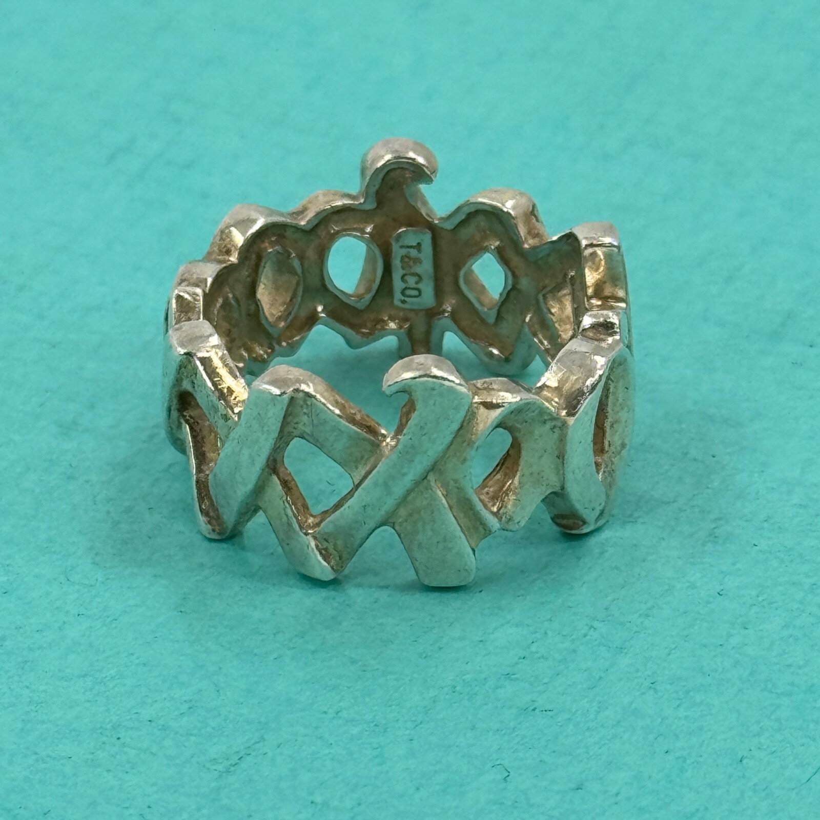 樂天商城 - 【中古】TIFFANY ラブ&キス リング SV925