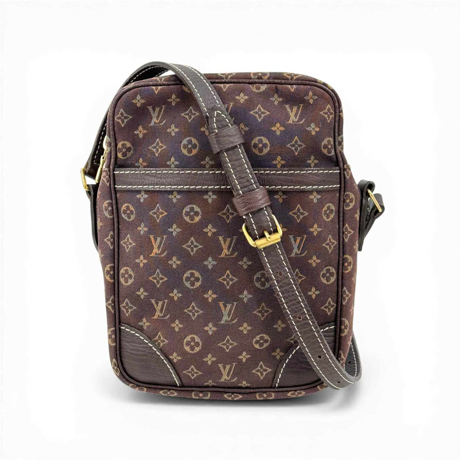 Rakuten - 【中古】LOUIS VUITTON エベヌ モノグラム ダヌーブPM M95228 ショルダーバッグ