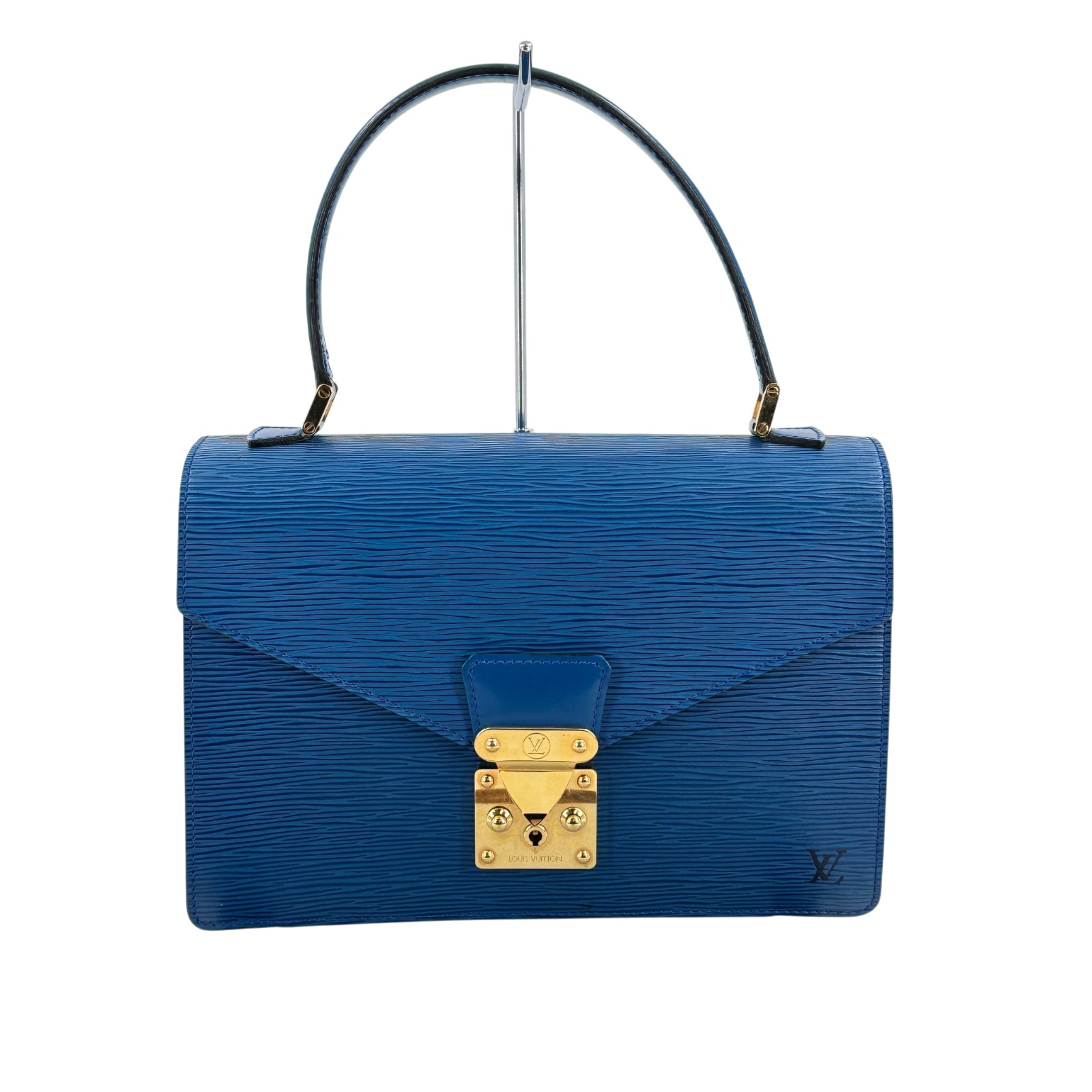 Rakuten - 【中古】LOUIS VUITTON エピブルー コンコルド M52135 ハンドバッグ