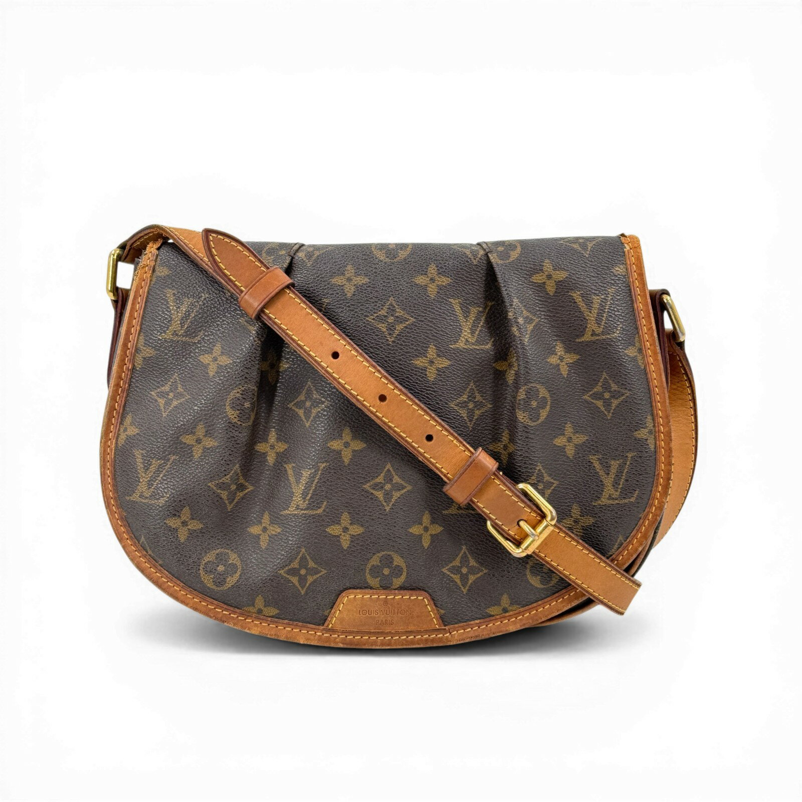 Rakuten - 【中古】LOUIS VUITTON モノグラム メニルモンタンPM M40474 ショルダーバッグ