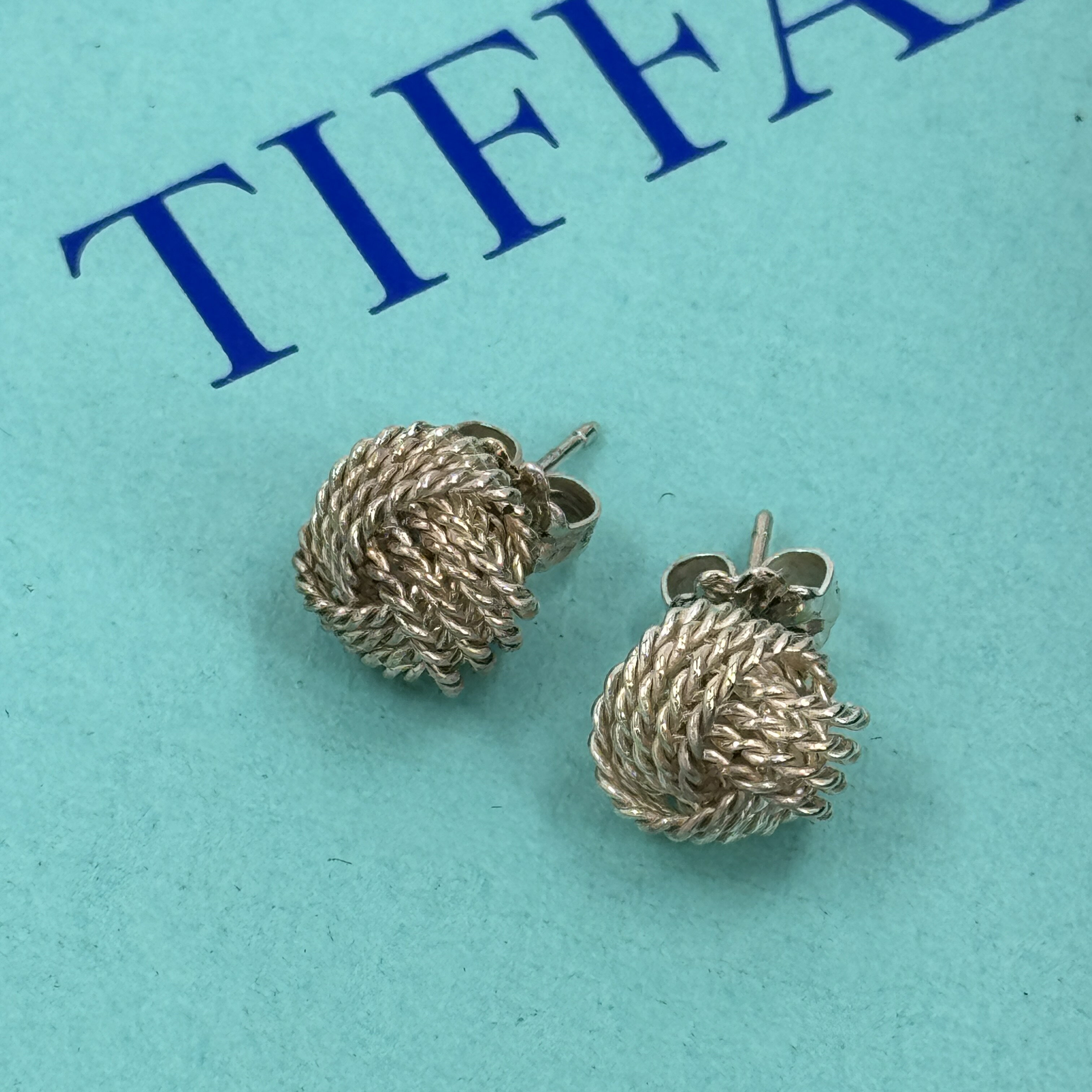 乐天商城 - 【中古】TIFFANY サマセット メッシュ ピアス SV925