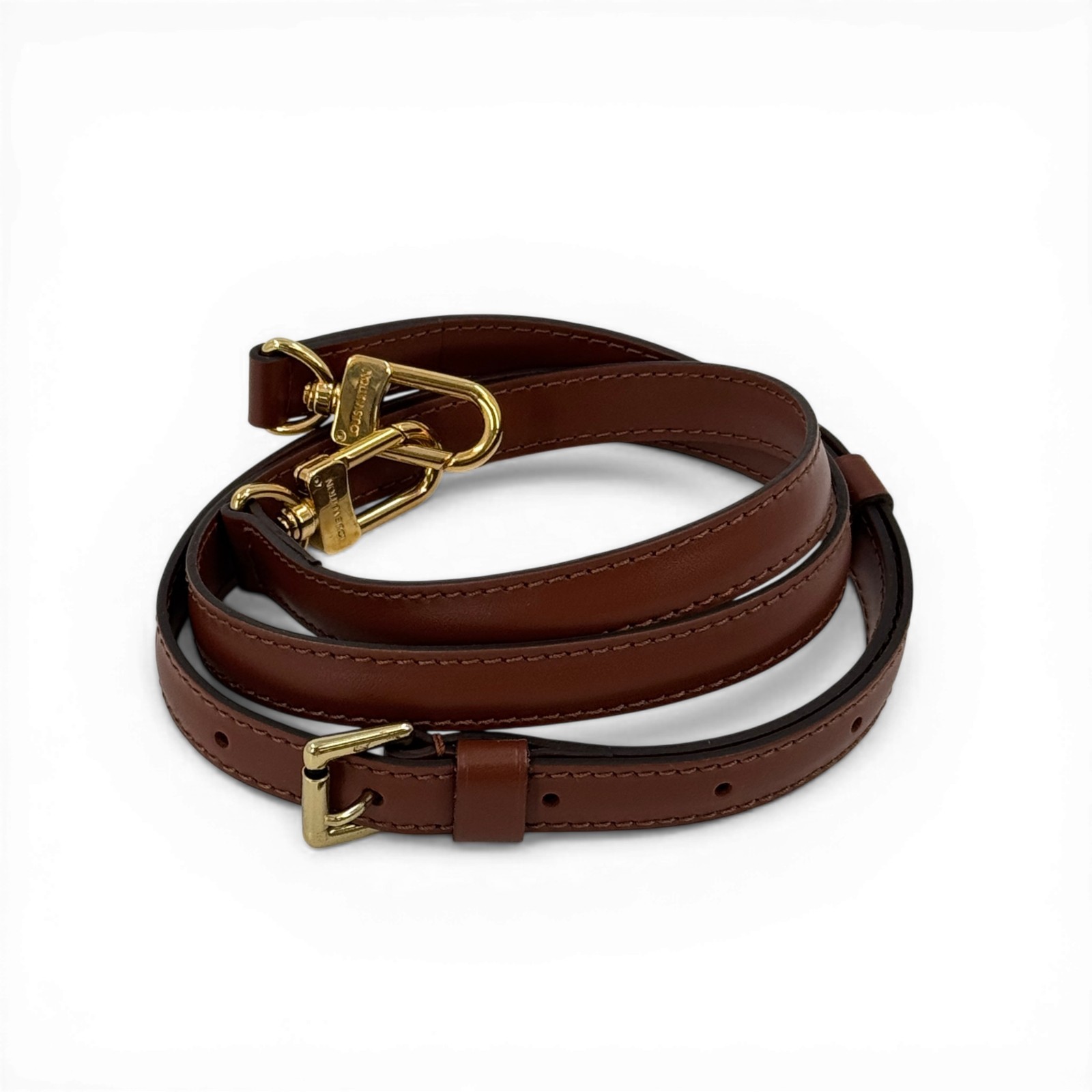 Rakuten - 【中古】LOUIS VUITTON エピ ブラウンレザー ショルダーストラップ