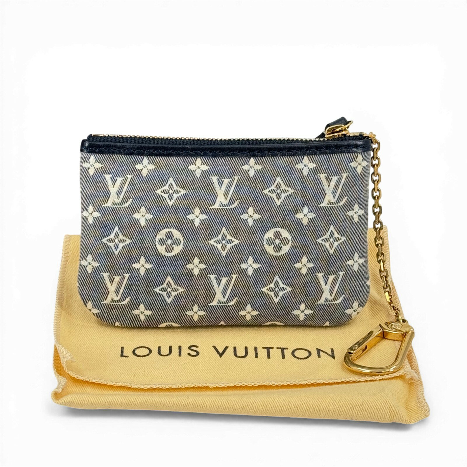 LOUIS VUITTON - 【中古】LOUIS VUITTON モノグラム イディール ポシェット クレ M62995 コインケース