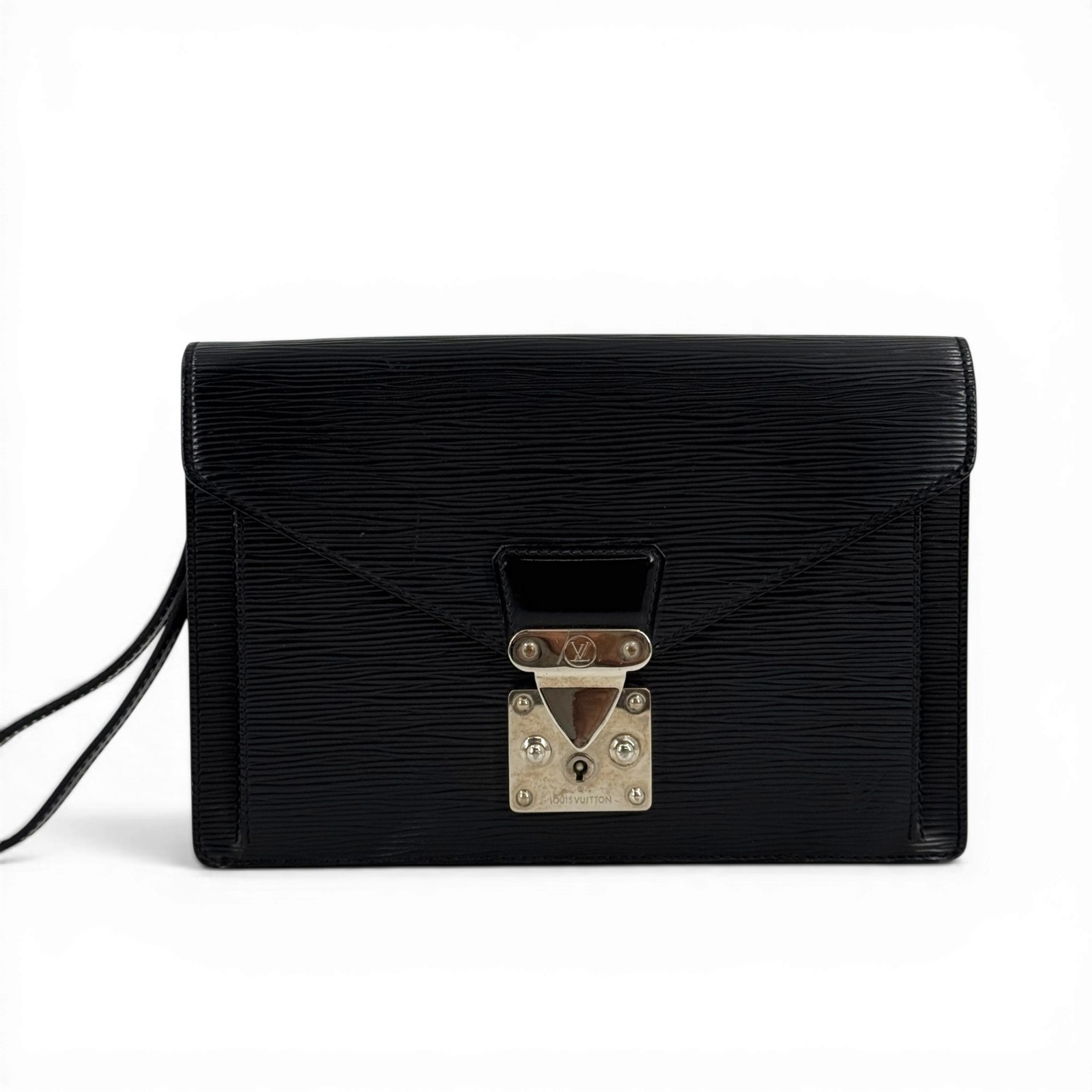 【中古】LOUIS VUITTON エピ ノワール セリエ ドラゴンヌ M52762 クラッチバッグ