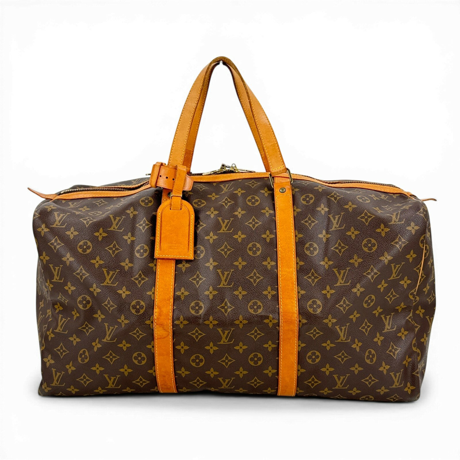 【中古】LOUIS VUITTON モノグラム サック・スープル 55 M41622 ボストン