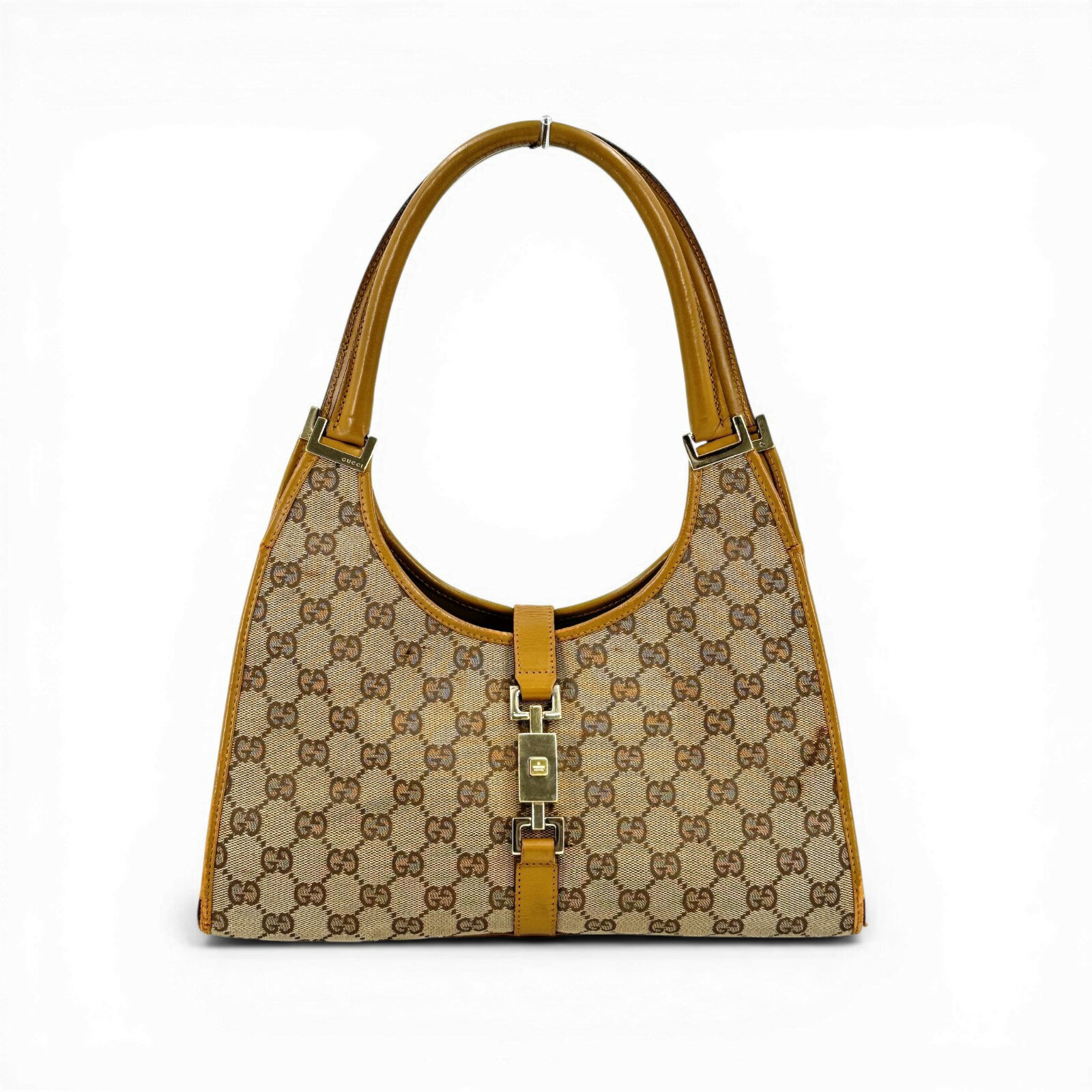Rakuten - 【中古】GUCCI GGキャンバス ベージュ ジャッキー ショルダー