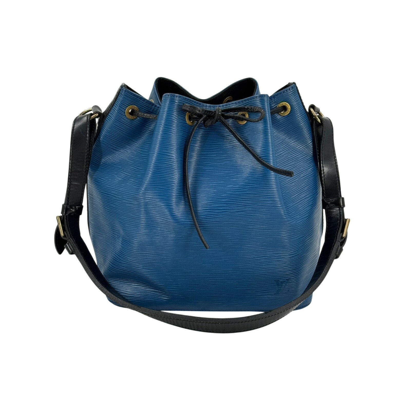 Rakuten - 【中古】LOUIS VUITTON エピ ブルー バイカラー プチノエ M44152 ショルダー