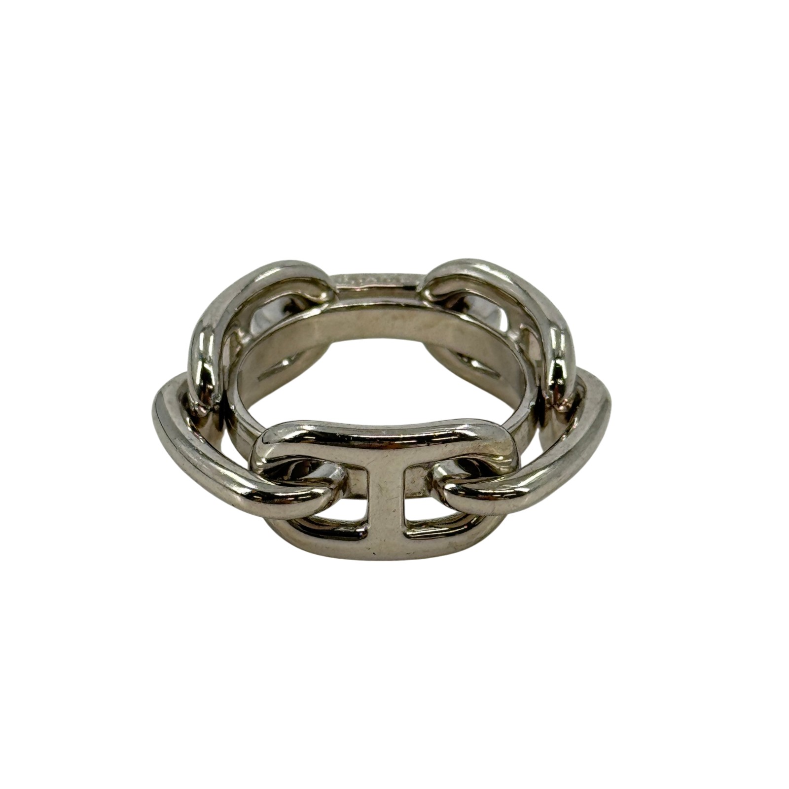 Rakuten - 【中古】HERMES SV シェーヌダンクル スカーフリング