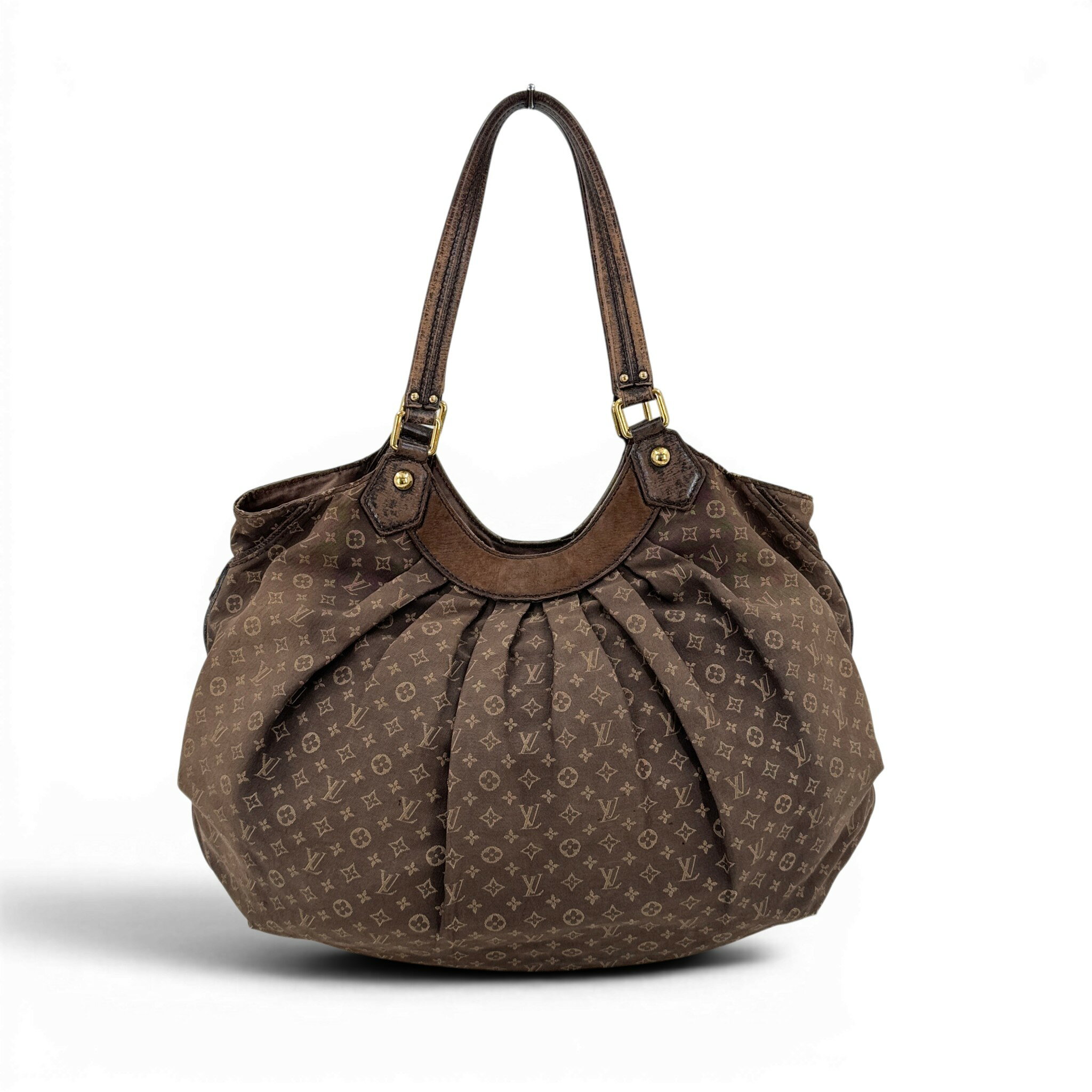 乐天商城 - 【中古】LOUIS VUITTON ファンタジー モノグラム イディール キャンバス エベヌ ショルダーバッグ M40409