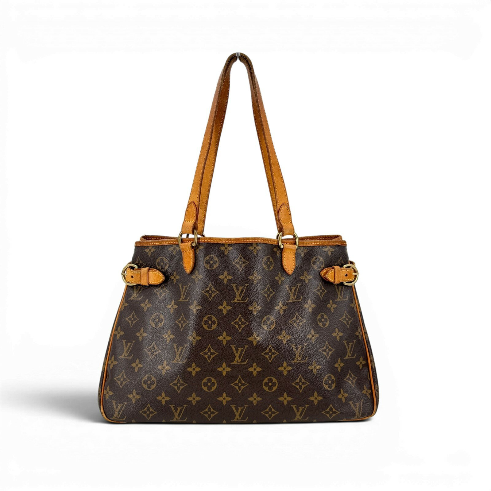 Rakuten - 【中古】LOUIS VUITTON バティニョール オリゾンタル モノグラム キャンバス ブラウン トート M51154