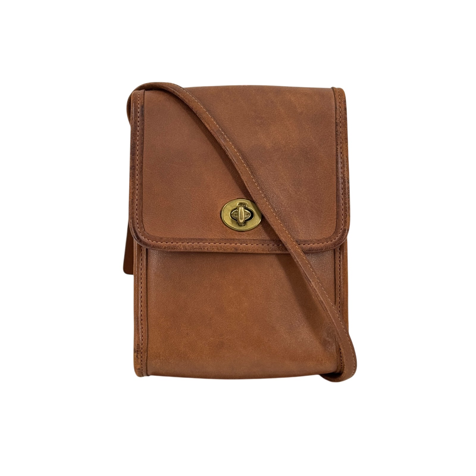 樂天商城 - 【中古】COACH オールドコーチ ブラウン レザー ショルダーバッグ