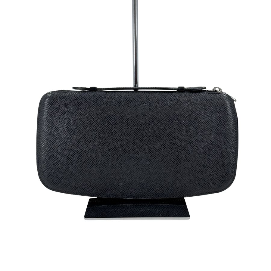 【中古】LOUIS VUITTON タイガ オーガナイザー ノワール アトール M30652 ハンドバッグ