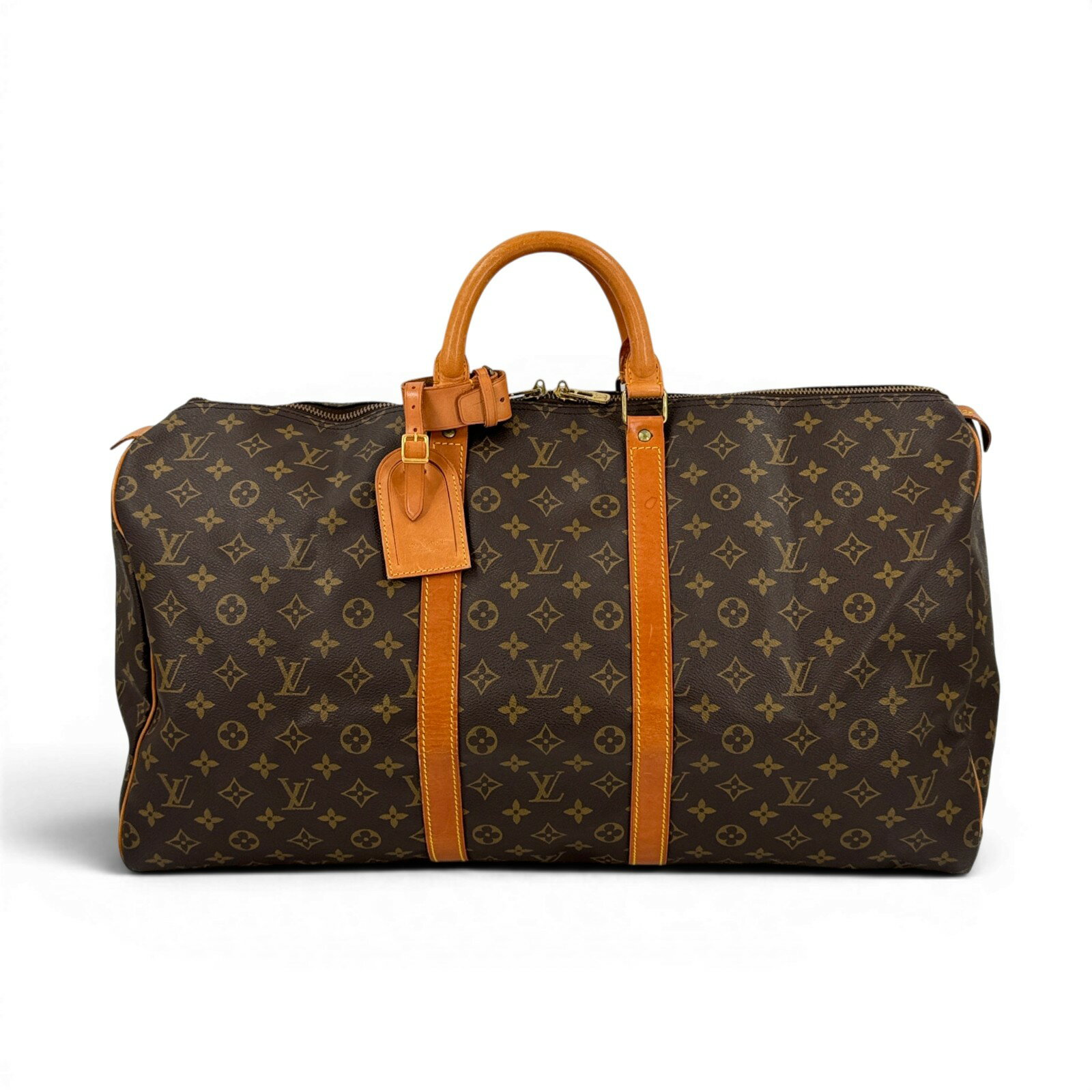 LOUIS VUITTON - 【中古】LOUIS VUITTON キーポル55 モノグラム 旧型 ボストンバッグ M41424