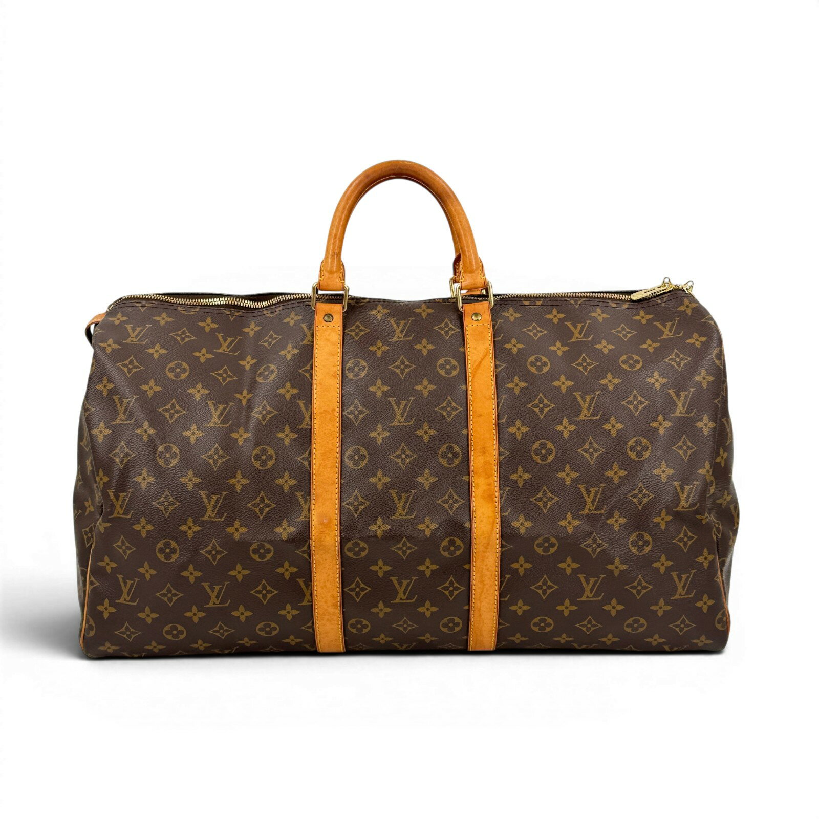 LOUIS VUITTON - 【中古】LOUIS VUITTON キーポル55 モノグラム 旧型 ボストンバッグ M41424