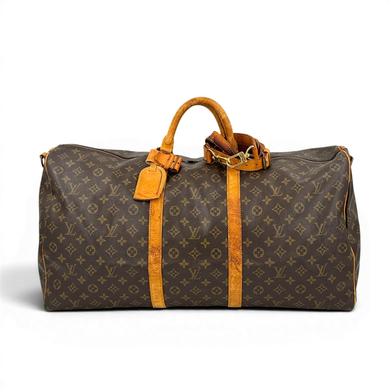 LOUIS VUITTON - 【中古】LOUIS VUITTON キーポル バンドリエール60 モノグラム 旧型 ボストンバッグ M41412