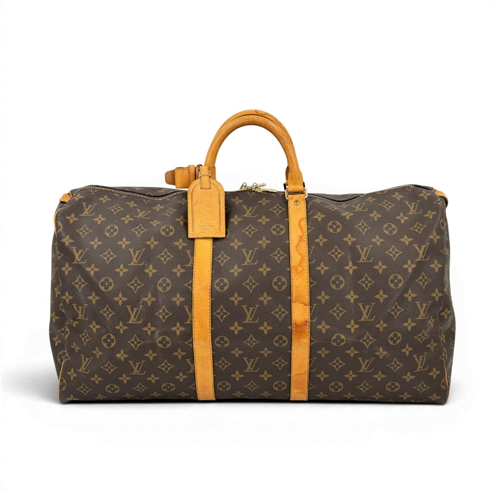 LOUIS VUITTON - 【中古】LOUIS VUITTON キーポル55 モノグラム 旧型 ボストンバッグ M41424