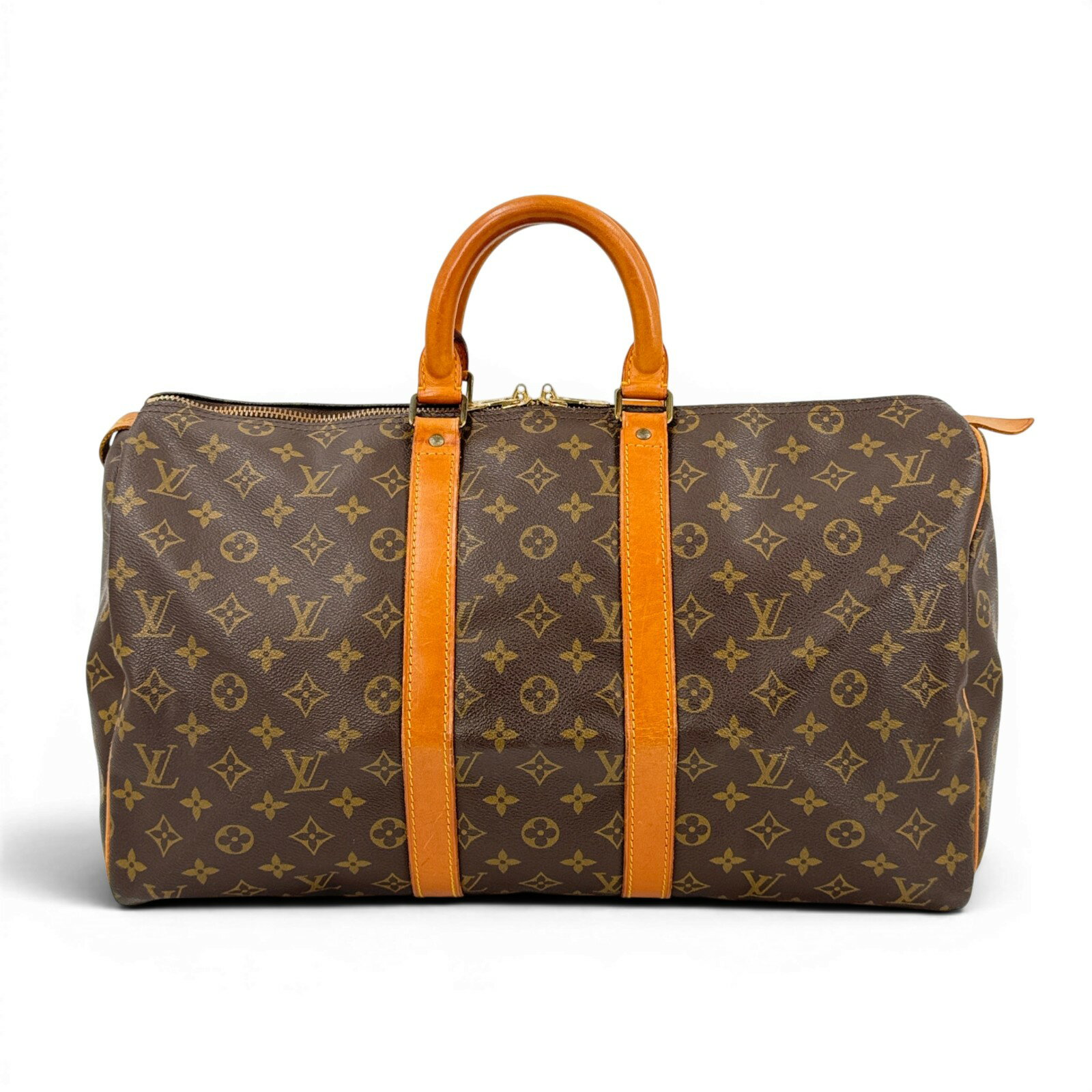 LOUIS VUITTON - 【中古】LOUIS VUITTON キーポル45 モノグラム 旧型 ボストンバッグ M41428