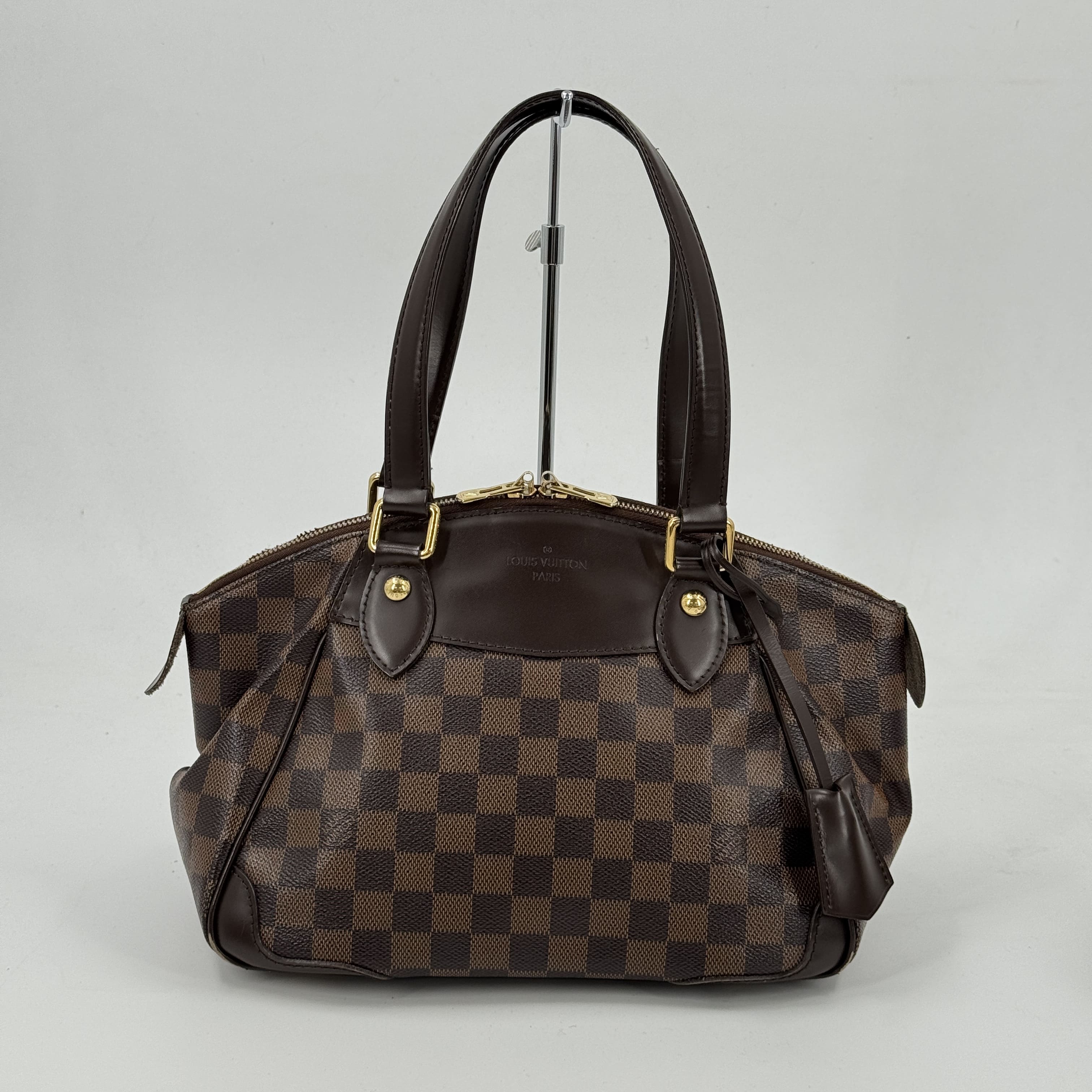 乐天商城 - 【中古】LOUIS VUITTON ヴェローナPM ダミエ・エベヌキャンバス ショルダーバッグ N51117