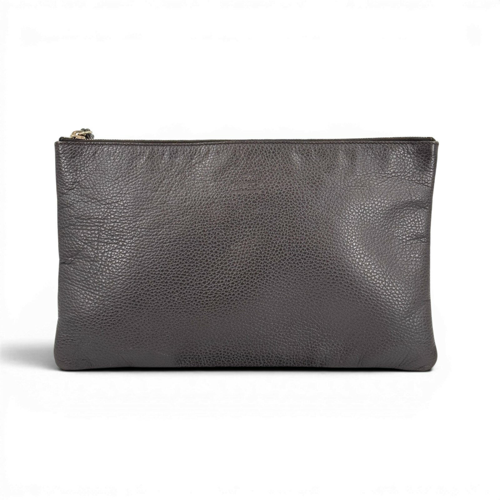 Rakuten - 【中古】GUCCI ポーチ ダークブラウン レザー クラッチバッグ バンブータッセル