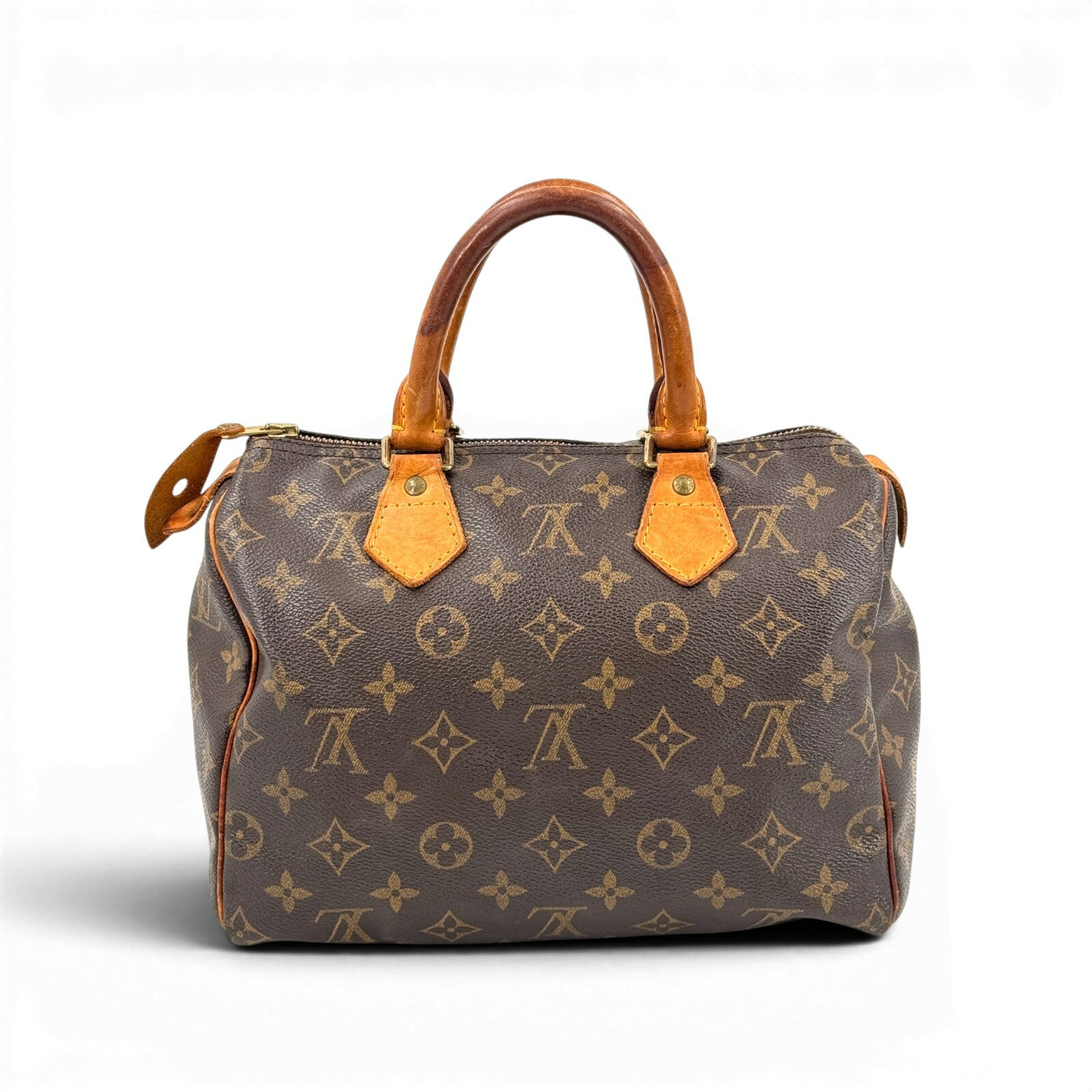 乐天商城 - 【中古】LOUIS VUITTON スピーディ25 モノグラムキャンバス ブラウン ハンドバッグ M41528
