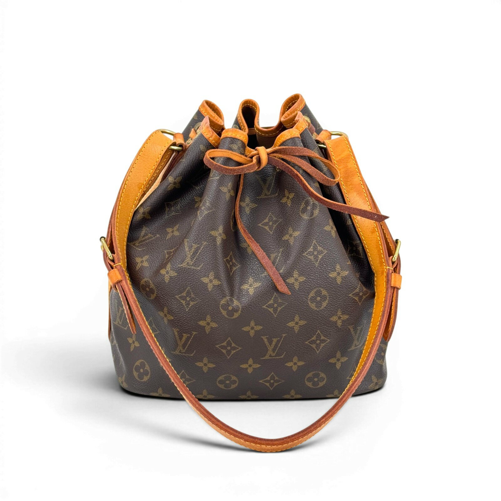 乐天商城 - 【中古】LOUIS VUITTON モノグラム プチノエ 巾着 ショルダーバッグ M42226 旧型