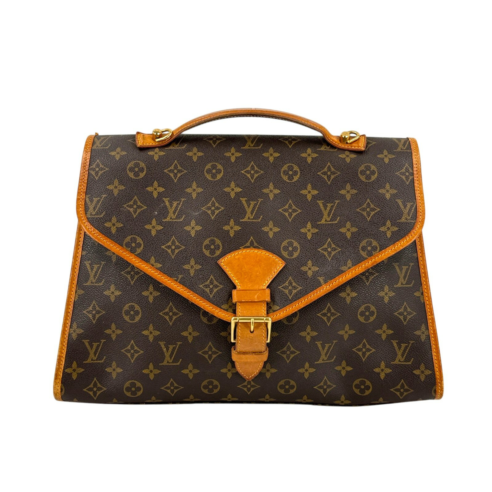 樂天商城 - 【中古】LOUIS VUITTON ビバリー モノグラム バックル ブリーフケース ビジネスバッグ M51120