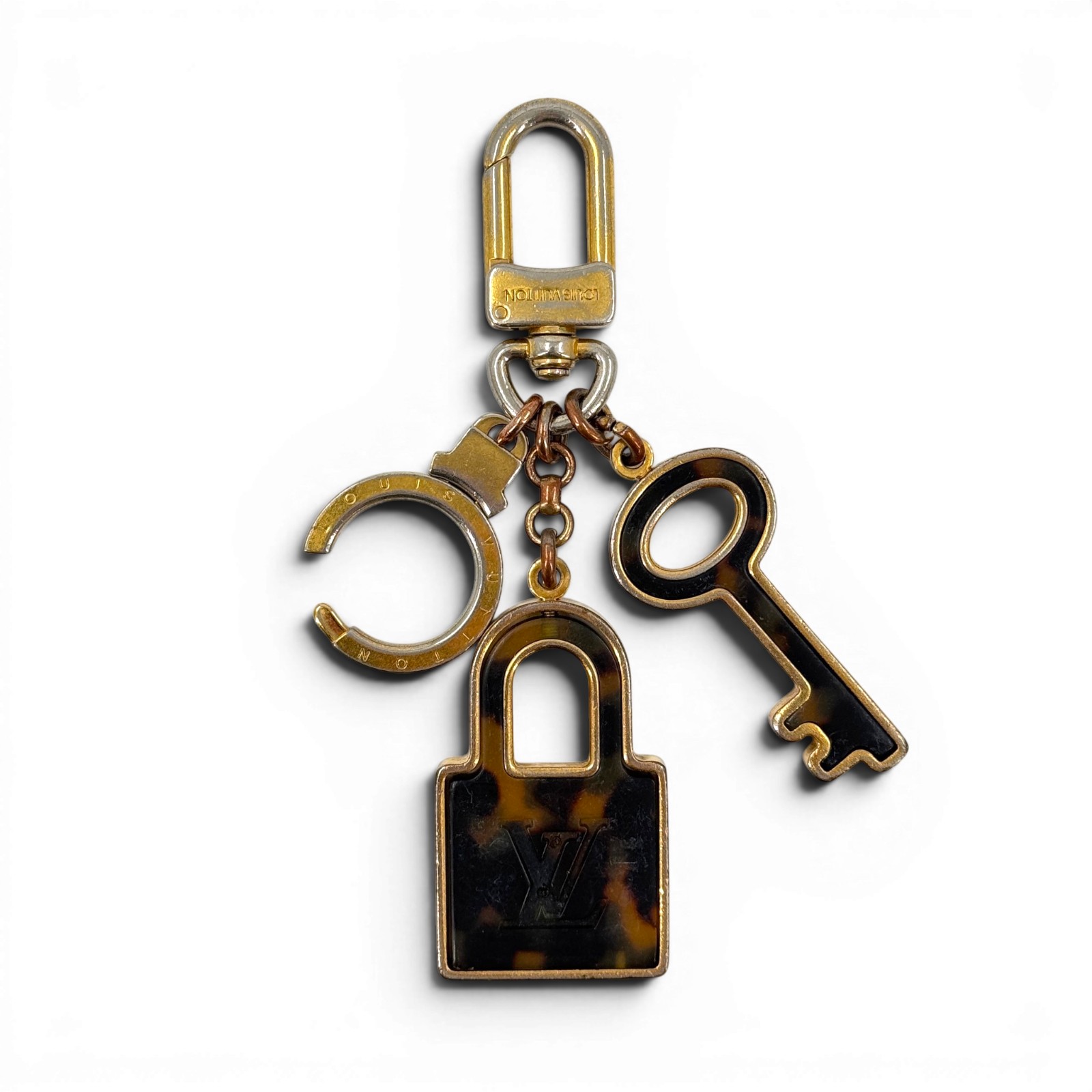 乐天商城 - 【中古】LOUIS VUITTON ビジューサック インソレンス バッグチャーム キーリング GP M65844
