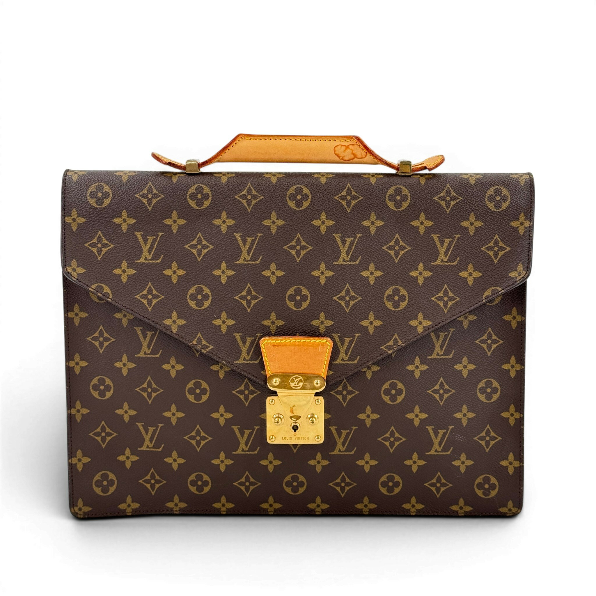 乐天商城 - 【中古】LOUIS VUITTON モノグラム コンセイエ ビジネスバッグ M53331